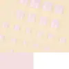 Uñas de los pies Transfronterizas, Piezas de Uñas de los Pies Estilo Francés, Piezas de Uñas de los Pies Blancas Sencillas Estilo Francés, Piezas de Uñas de los Pies Usables al por Mayor