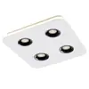 Lámpara de techo ultrafina creativa para dormitorio led sala de estar focos abiertos sin luces principales lámparas de habitación luces de cubo cuadrado
