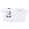 Verano Nuevo Erd Rico Segunda Generación Retrato Graffiti Casual Camiseta de Manga Corta para Hombre y Mujer Wdw Holgada Americana High Street Camiseta