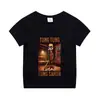 Camiseta de Manga Corta Italian Brainrot Tungtungsahurt Camisa Divertida Meme Ropa de Verano Tarjeta