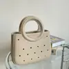 2026 Nueva Bolsa Transfronteriza de Eva Bolso Creativo DIY con Patrón de Agujeros Bolsa de Almacenamiento para Hombro Impermeable y Resistente al Desgaste Bolso para Mujer