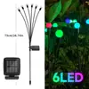 Luzes de Vaga-lume Solar Transfronteiriças LED para Gramado, Jardim, Pátio, Luzes de Solo Externas Impermeáveis, Luzes Decorativas de Paisagem