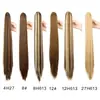 Peluca de Cola de Caballo con Clip para Mujeres, Cabello Largo Liso, Trenzas Altas, Realista Invisible Clawlongponytail613