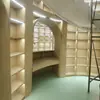 Estantería Simple y Práctica para Libros de Biblioteca, Librería Grande de Forma Irregular, Gabinete de Almacenamiento para Libros y Documentos, Estante de Exhibición Combinado de Múltiples Niveles