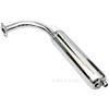 Mini accesorios para bicicleta motor de dos tiempos 49CC 60CC 80CC tubo de escape silenciador tubo de humo fila de hierro