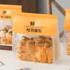 Bolsa para Tostadas con Alambre Rizado Autosellable 450g Bolsa de Embalaje para Pastel Bolsa de Embalaje para Alimentos Horneados Grado Alimenticio Bolsa Cuadrada Gran Capacidad