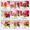 Suprimentos para o Dia de Ano Novo e o 15º Dia do Ano Novo Lunar: Baterias Eletrônicas para Oferendas em Túmulos e Bênçãos, Luzes Eternas para o Festival Qingming e o Festival da Primavera, Pequenas Luzes de Presente, Lanternas Vermelhas