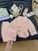 Conjunto de Pijama de Outono Infantil Duas Peças Meninos Xadrez Manga Longa Conjunto Casual Meninas Bebê Cardigã com Lapela Roupa de Casa