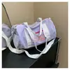 Bolsa Esportiva Fitness Estilo Coreano Bolsa Casual para Viagem de Curta Distância Bolsa Transversal de Ombro Feminina Bolsa de Mão Armazenamento para o Trabalho Bolsa Pequena