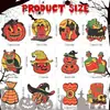24 Peças Enfeites de Madeira de Halloween Decorações Penduradas de Fantasma Árvore Esqueleto Abóbora Coruja Pingente Decorativo
