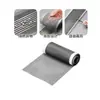 Filtro de drenaje rectangular autoadhesivo cortable para baño, previene obstrucciones por cabello e insectos