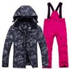 Nuevo Traje de Esquí para Niños Traje para Niñas Niños Medianos y Grandes Traje Exterior Engrosado Pantalones Cálidos de Invierno