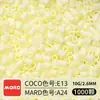 Kit de Cuentas Serie A Paquete de Recarga Marca MARD Paquete de Materiales Serie Amarilla 2.6 mm 221 Colores Set Completo Fusion Beads Completo