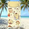 Toalla de Playa con Estampado de Perro Pudín de Sanrio, Absorbente de Agua, Secado Rápido, Fibra Ultrafina, Toalla de Baño para Vacaciones, Directo de Fábrica