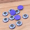 Parche de soporte inferior para accesorios de joyería DIY de 10-20 mm resina Ojo de Diablo Azul belleza para teléfono móvil