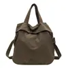 Nova bolsa tote de moda transfronteiriça, bolsa de mão ultraleve e versátil, bolsa de tecido transversal de grande capacidade para mulheres