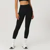 Calça Legging Yoga Feminina Peach Butt Europeia e Americana com Controle de Barriga Sem Costura Roupa Externa Esportiva para Corrida Fitness Secagem Rápida 7655