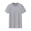 Camiseta de Manga Corta con Cuello Redondo para Adelgazar los Hombros Estampado Personalizado Logo Sentido Fresco Protección Solar Absorción de Humedad Secado Rápido Ropa de Trabajo Personalizada