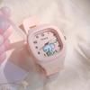 E-Commerce Ins Lindo Silicona Popular Reloj Trendy Luminoso Deportivo Estudiante Correa Cuadrada Reloj de Alto Valor
