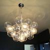 Luminária Pendente Estilo Nórdico para Quarto, Quarto de Crianças, Sala de Estar, Sala de Jantar, Loja de Roupas, Iluminação Criativa Estilo Ins, Luminária de Bolha de Vidro, Estilo Ins