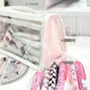 Estuche para Lápices de Gran Capacidad Multicapa Kt Cat de Alta Apariencia Personalizado de Fábrica Transparente Portátil Lindo Papelería Ins Estuche para Lápices