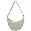 Bolsa esportiva externa em formato de bolinho transfronteiriça, bolsa transversal de nylon simples e casual para mulheres, leve para passeios, deslocamentos e ciclismo