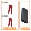 Pantalones térmicos de lana de cordero con calefacción eléctrica de grafeno para invierno transfronterizos para hombres, con forro polar extra y diseño engrosado, protección contra el frío en las rodillas para personas de mediana edad y mayores