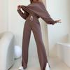 2026 Venta Caliente Transfronteriza Sitio Independiente Ebay Nuevo Otoño Moda Europea y Americana Casual Conjunto de Dos Piezas