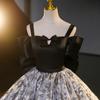 2026 Novo Elegante Vestido de Tutu de Performance Vocal Solo Estilo Francês para Mulheres