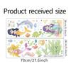 Novo LD74015 mundo subaquático Sereia Princesa Dolphin jardim de infância jardim de infância adesivo de parede decoração