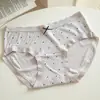 Verano Ligero Transparente Estilo Puro Deseo Modelo 1 10A Antibacteriano Entrepierna Extendida Lunares Cintura Media Chica Fresca Ropa Interior Femenina Clase A