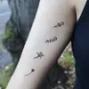 Pegatinas de Tatuaje Florales Lisas Pequeñas Nuevas Transfronterizas Impermeables de Larga Duración de Gama Alta para Dedos Tatuajes Simples