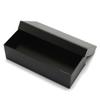 Caja de gafas de PU negra brillante con arroz impreso al por mayor de fábrica, caja de gafas Tiandi, caja de gafas, se puede imprimir el logotipo