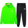 Conjunto de Dos Piezas de Sudaderas con Capucha de Manga Larga y Pantalones Deportivos Casuales para Hombre y Mujer, Transfronterizo para Primavera y Otoño, Amazon Europeo y Americano