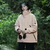 Chaqueta de Nuevo Estilo para Hombres y Mujeres, Exterior Otoño e Invierno con Capucha Desmontable, Chaqueta Cortavientos, Impermeable y a Prueba de Viento, Ropa de Montañismo Tres en Uno