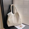 Bolsa Tote Casual Menina Doce Transfronteiriça Feminina Lançamento 2025 Versátil Moda Ombro Axila Bolsa de Aula