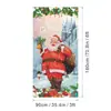 Mais Vendido Internacional da Amazon: Banner de Porta de Natal, Bandeira de Natal Personalizável, Fundo para Fotografia, Decorações de Festa de Inverno