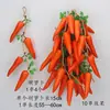 Simulación Chile Falso Ajo Maíz Decoración Verdura Xiang Cocina Sichuan Cuerda Colgante Accesorios Decoraciones para Restaurante de Barbacoa Casa de Campo Olla Caliente