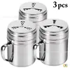 Tarro de Condimentos de Acero Inoxidable 304 con Asa, Tarro de Pimienta, Botella de Condimentos para Barbacoa, Tarro de Especias