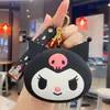 Porta-moedas de Desenho Animado Porta-cartões Kuromi Armazenamento Cinnamoroll Carteira Pequena Pingente de Chaveiro Atacado Série de Cores Macaron
