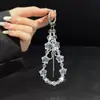 Elegante y Lujoso Colgante de Borla de Estrella de Cristal para Correa de Teléfono, Exquisito y Fresco Accesorio Decorativo