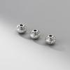 Impresión plata 925 5-7mm cuentas vintage cuentas linterna accesorios para pulsera DIY material de cuerda trenzada hecha a mano cuentas sueltas T0762