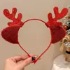 Accesorios para el Cabello de Navidad Europeos y Americanos Estilo Mori Clip para el Pelo de Reno Orejas de Reno Lindas para Niños Diadema Clips Pequeños