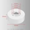 Cabeçote Engrossado Split Chuveiro Tampa Decorativa Torneira Triângulo Válvula Pequena Backbasket Aquecedor de Água Tubo de Aquecimento Tampa Feia