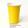 Copo plástico colorido de 360ml 12oz copo vermelho de festa copo para jogo de beerpong bar copos vermelhos solo