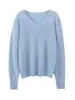 Serie DopaminaTejido Pesado Cepillado ~ Suéter de Punto de Seda y Cachemira Suave y Cómodo para Mujer, Jersey de Otoño e Invierno