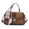 Bolso Pequeño Cuadrado con Puntadas Retro 2025 Nueva Moda Bolso de Mano de Color Contrastante Ropa de Trabajo Bolso de Hombro Cruzado de Alto Valor