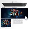 Mouse Pad Grande de Anime para Escritório, Estudo, E-Sports, Pad para Mesa de Computador com Borda de Bloqueio de Precisão
