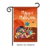 Bandera de jardín de Halloween transfronteriza Bandera de decoración festiva de Feliz Halloween asta de bandera de jardín personalizada venta al por mayor