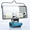 Adequado para Bateria Makita 18V 14.4V Carregamento Rápido Tipo-C USB Luz de Trabalho Led 7 polegadas 8 polegadas